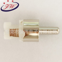 RCA高涨力插头白胶镀镍